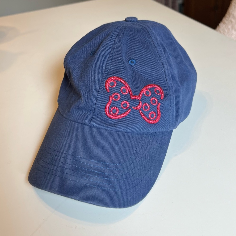 Disney Parks Minnie Mouse Embroidered Bow Ball Cap